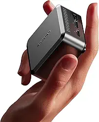 Mini PC Intel Twin Lake N150 (N100) atualizado, Mini PC Desktop com LPDDR5 12GB RAM 512GB M.2 2242 SSD, Mini Computadores Tela Tripla 4K/Dual 2.5G LAN/WiFi5/BT5 para Escritório/Negócios