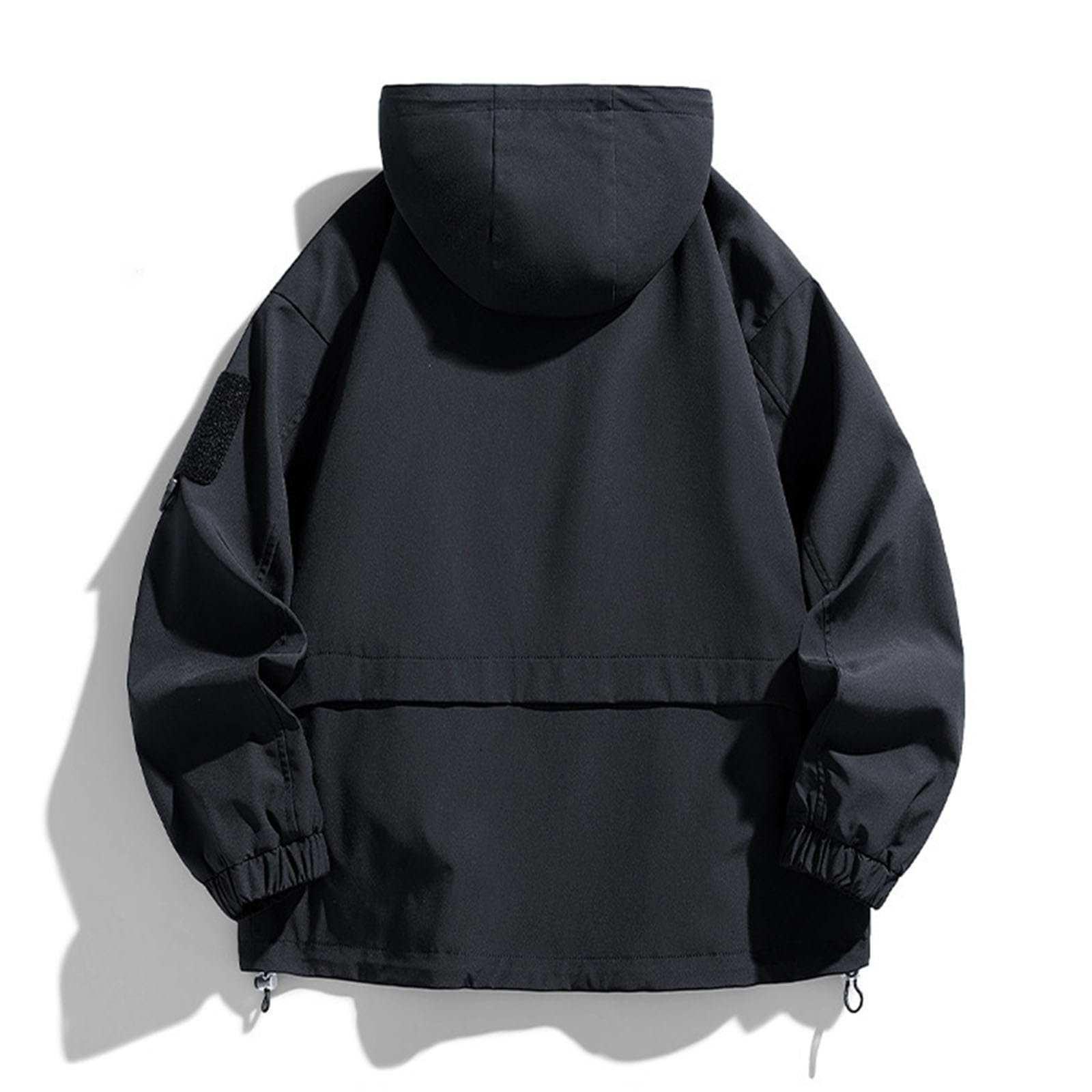 Giacca Impermeabile Uomo, Giacche Estive Uomo, Giacca Uomo Giacca Impermeabile Uomo Giacca Primaverile Autunno Giubbotto Uomo Casual Semplice Giacche con Cappuccio Giacca Softshell Men's Outerwear