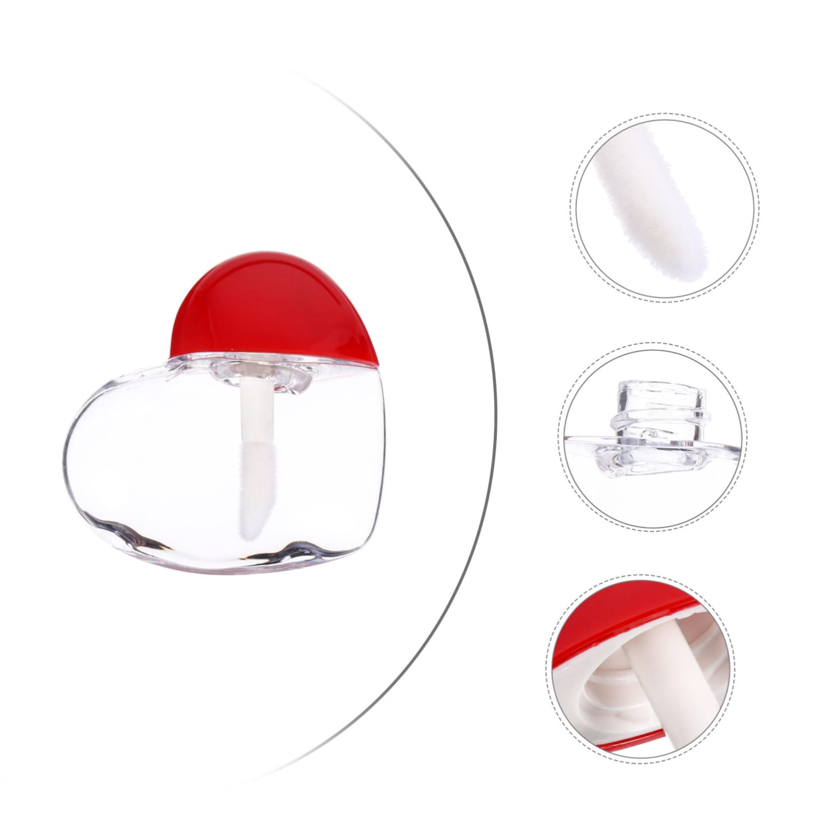 CALLARON 2 Set Tubo Per Lucidalabbra Per Cosmetici Per Diy Balsamo Labbra Design Compatto E Portatile Per Campioni 20 Pezzi * 2