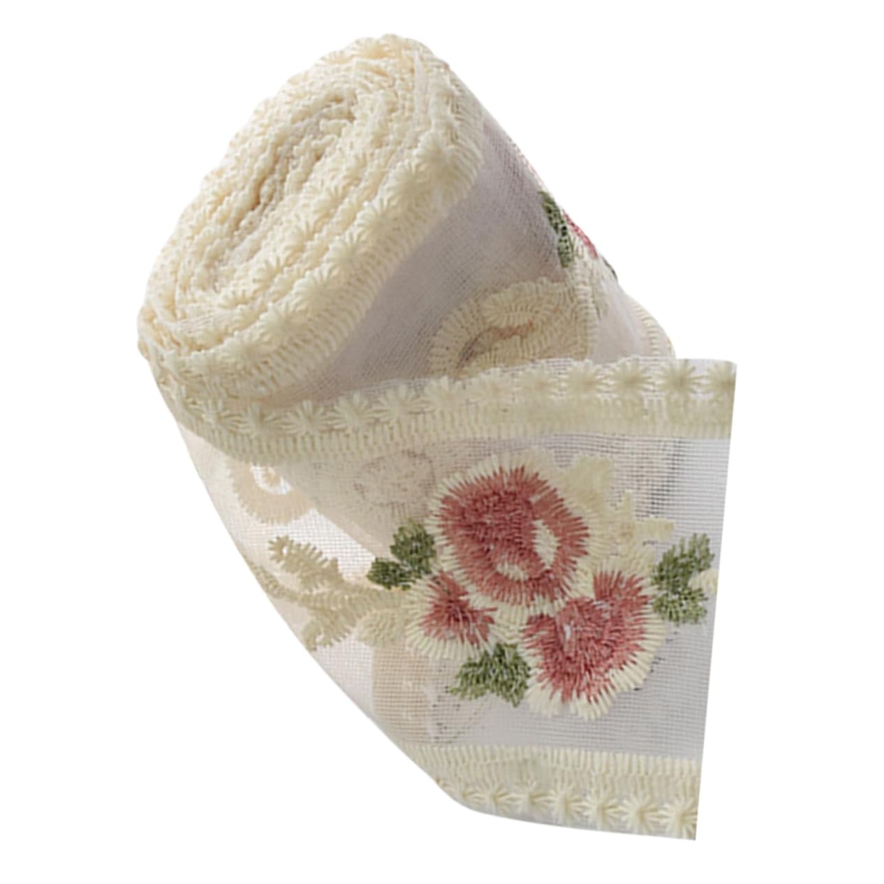 Operitacx 5rollos Cinta De Encaje Rosa Floral Para Manualidades Metros De Material Para Accesorios De Cabello y Decoración De Bodas