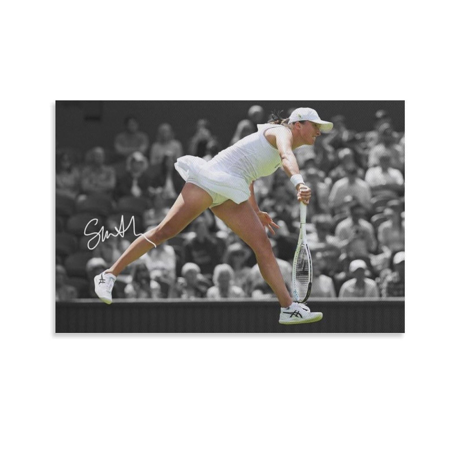ASUIU Iga Swiatek Canvas Poster Poster Print Art Wall Painting Canvas Posters Modern Bedroom Decor 16x24inch(40x60cm)