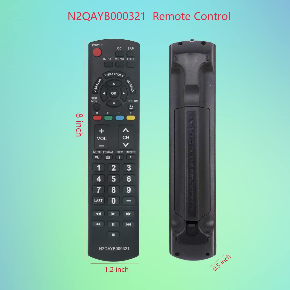Amazon | GHUST N2QAYB000321 リモコン 交換用 パナソニック TV TC