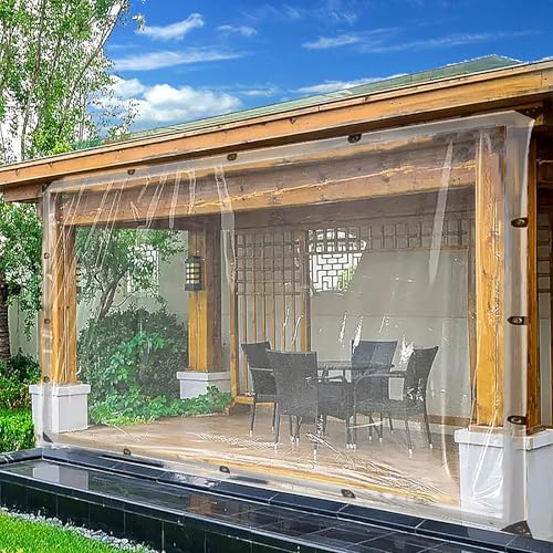 Bâche transparente étanche protection UV pour végétaux et aménagements extérieurs