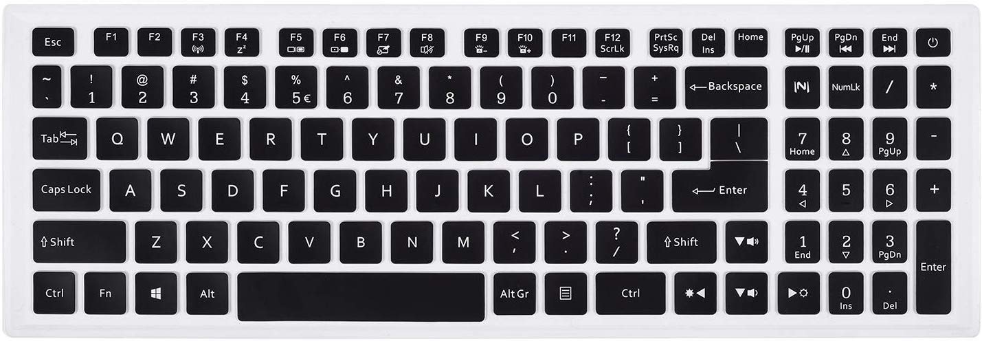 iFyx Keyboard Silicone Cover for Acer Nitro 5 AN515-54 / Acer Nitro 7 AN715-51/17.3" Acer Nitro 5 AN517-51 (2019) (Black) (B081F87KRZ) Amazon Price History, Amazon Price Tracker