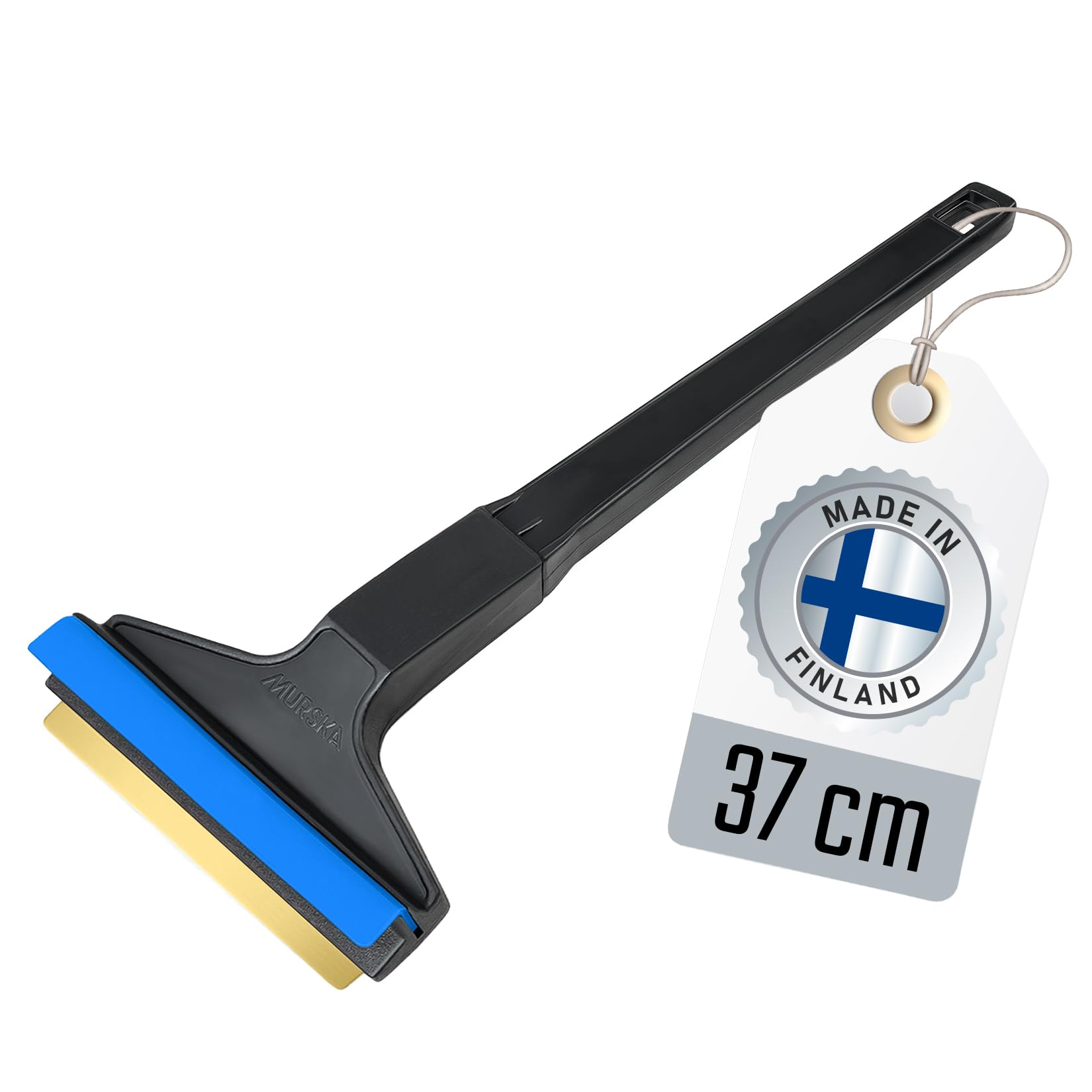 Grattoir à Glace Murska - Lame Laiton, 21cm, Made In Finlande - Pour Pare-brise Voiture