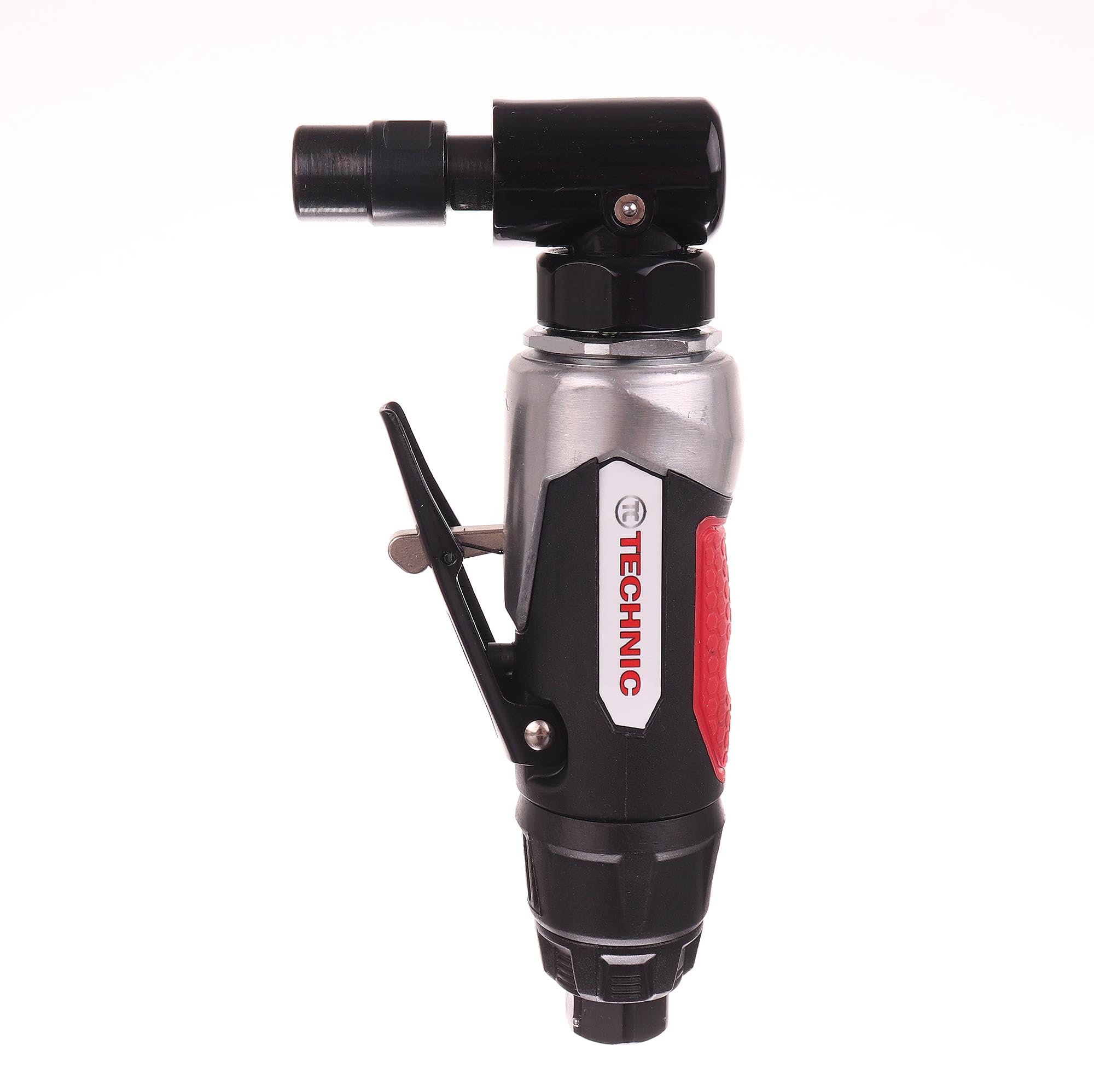 TC TECHNIC - Druckluft Stabschleifer, Luftschleifer Geradschleifer Set mit Accessoires - Satz Schleifsteine in vielen Formen - 6mm und 3mm, Druckluft Schleifgerät - 20.000 Umdrehungen pro Minute