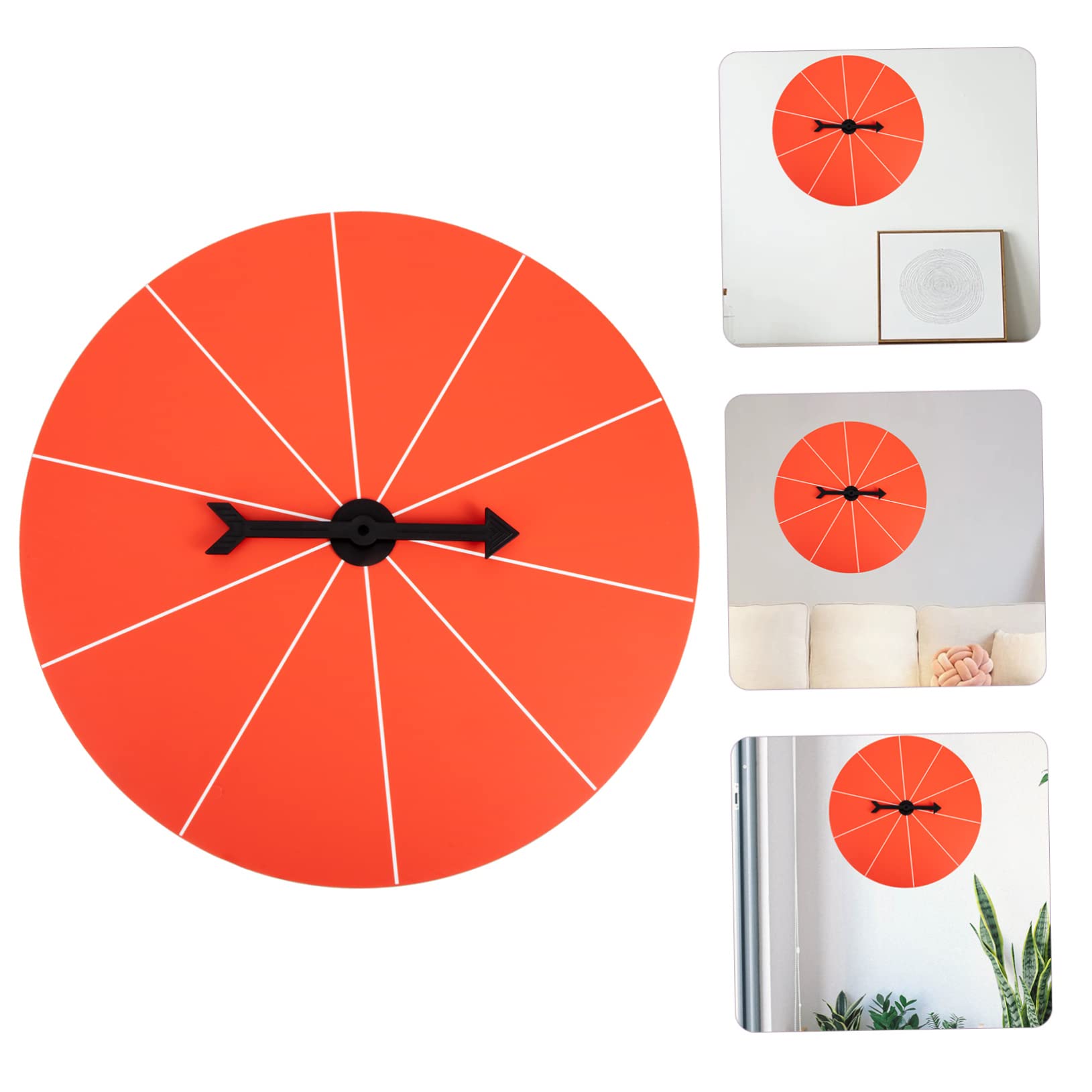 MOLUCKFU Raffle Game Turntable Roulette Wheel Set for Bar Prize Wheel for Party Toys Rotating Wall-Mounted