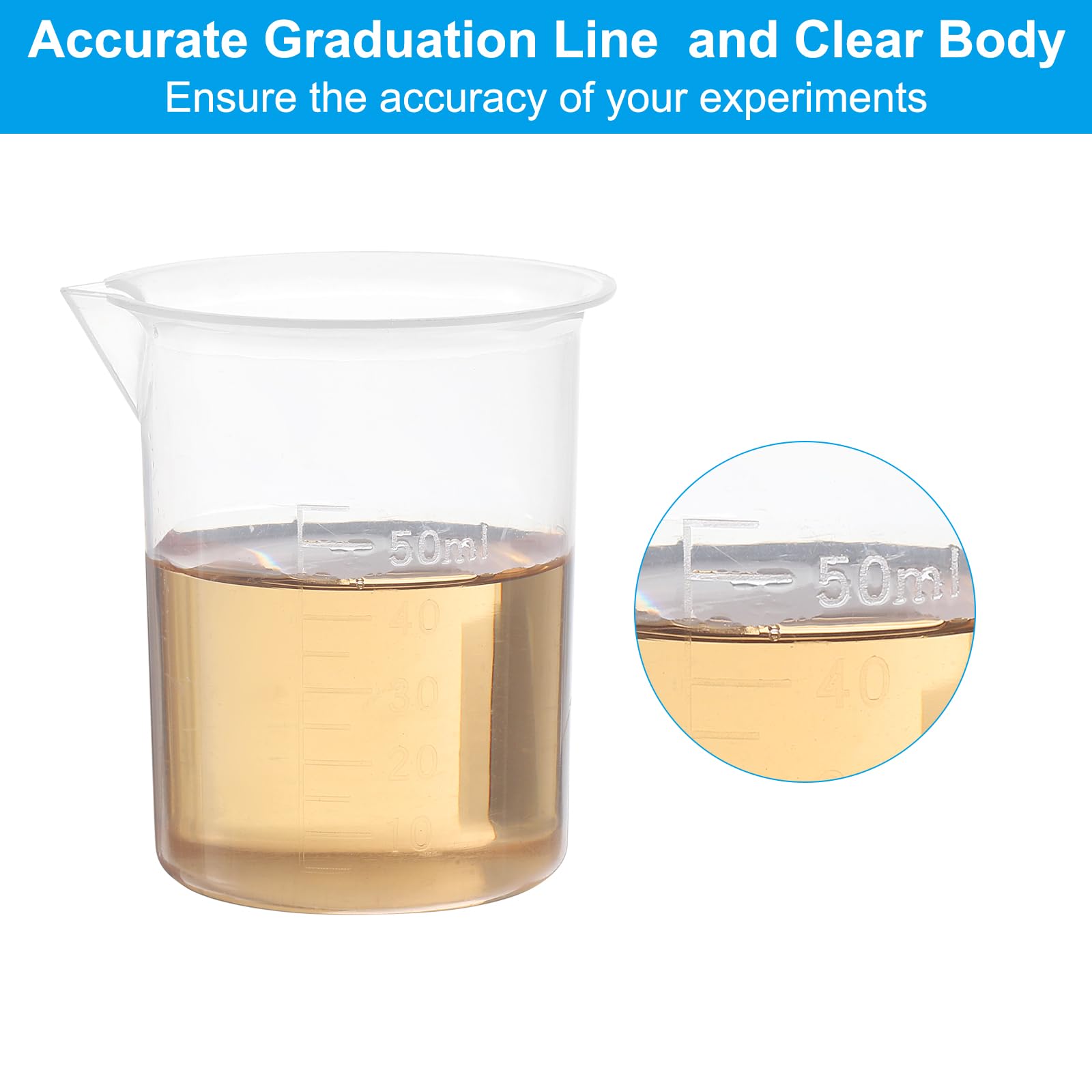 PATIKIL 50ml Measuring Cups - Image 3