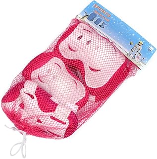 BESPORTBLE 1 Conjunto 6 Peças Joelheiras De Skate Para Crianças Joelheiras E Cotoveleiras Equipamentos De Equitação Para Crianças Bicicletas De Skate Joelheiras Para Equipamentos De Proteção