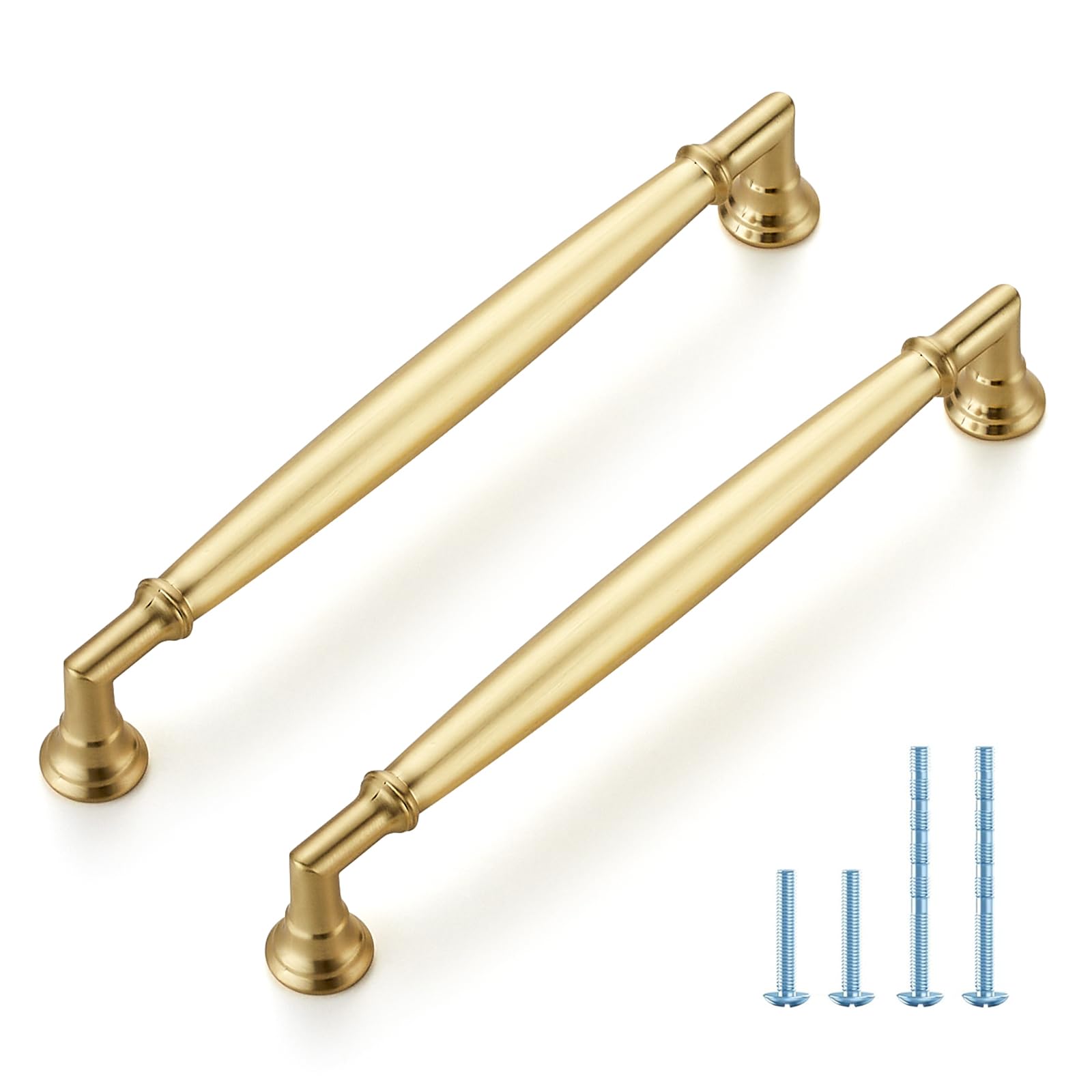 HOME EDIT 10 Pack 5 Inch Champagne Bronze Cabinet Handles Solid Zinc Alloy Pulls for Kitchen, Dresser, Closet & Bathroom Cabinets Hardware — view 26