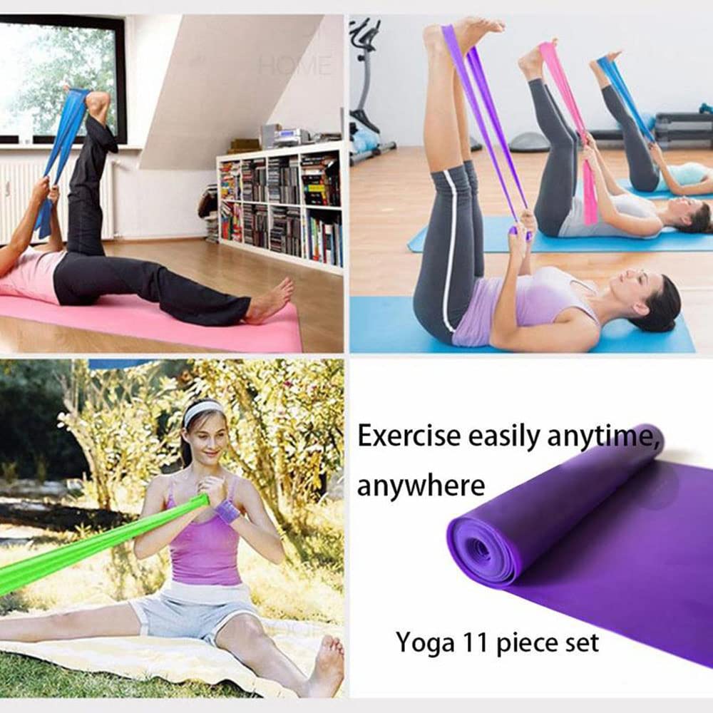11Sztuk Outdoor Yoga Brick Eva Block Set Pilates Zestaw Pasów Fitness Do ćwiczeń Treningowych Blok Treningowy Cegła Stretching Yoga Bolster