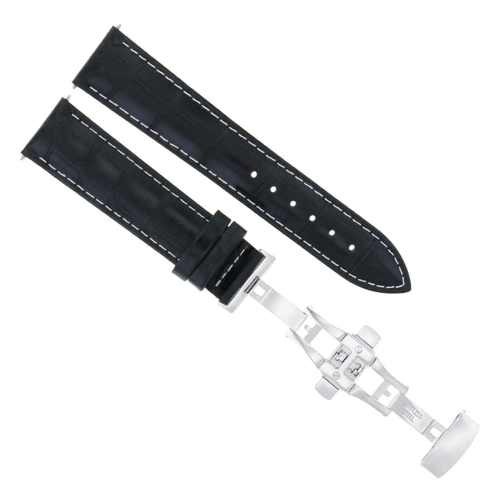 Ewatchparts 2 Replacement 16,18,20,22,24,26,28,30mm Tube & Screw Pin Compatible With Men's Watch Band