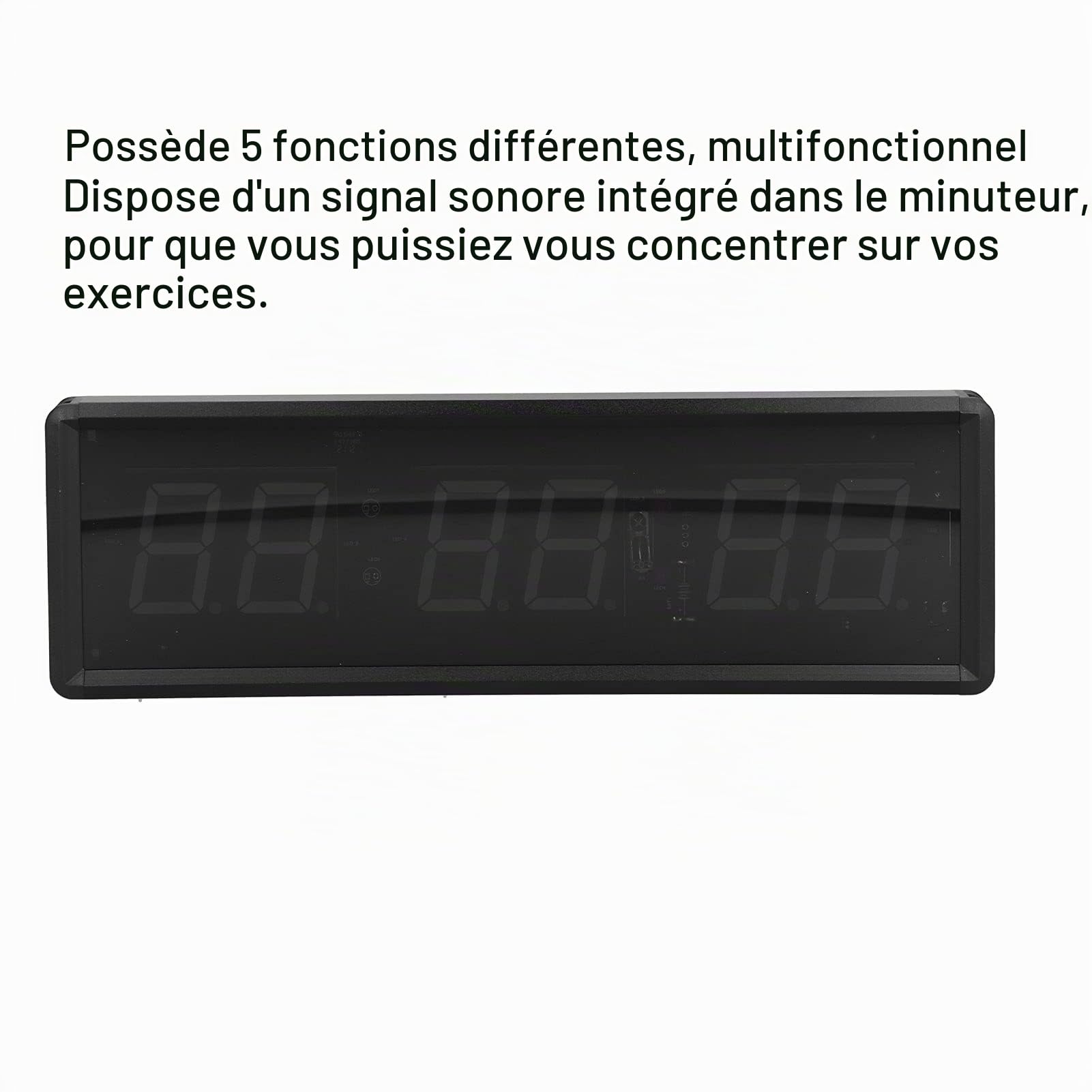Gym Timer LED Interval Timer Workout Clock Stopatch avec Télécommande pour la Formation de Fitness Home Boxing Crossfit