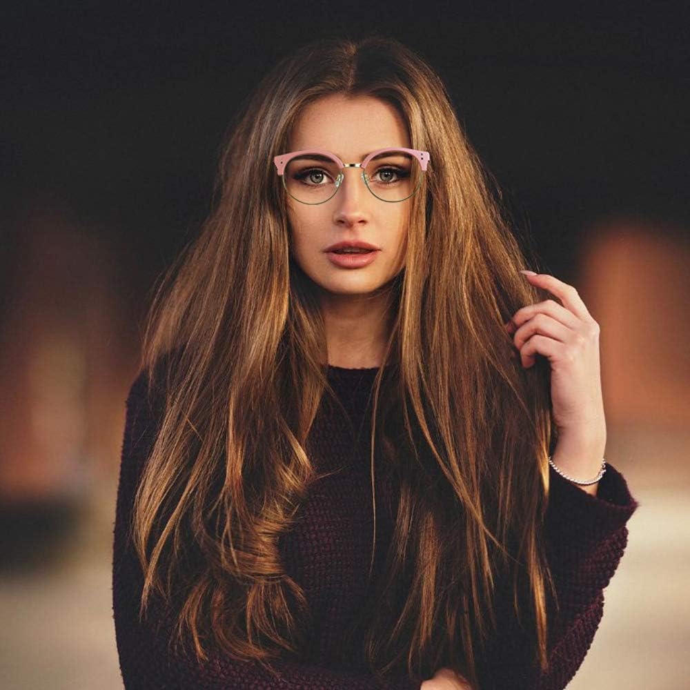 Blue Light Blocking Glasses, Anti Eyestrain, TV Glasses for Women Men, Anti Glare