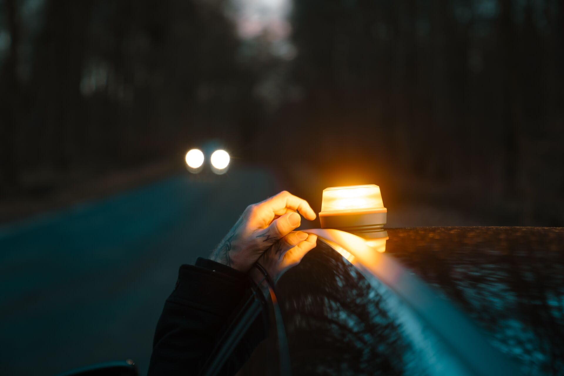 OSRAM LEDguardian ROAD FLARE Signaal TA20 NXT, ładowalne magnetyczne światło ostrzegawcze, certyfikowane TA20, migające widoczność 360°