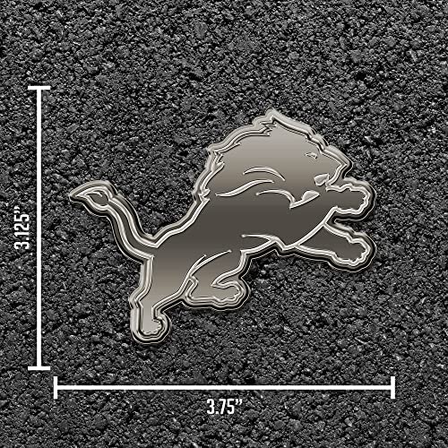 Image of Rico Industries NFL Football Standard Oval Antique Nickel Auto Emblem for Car /Truck /SUV