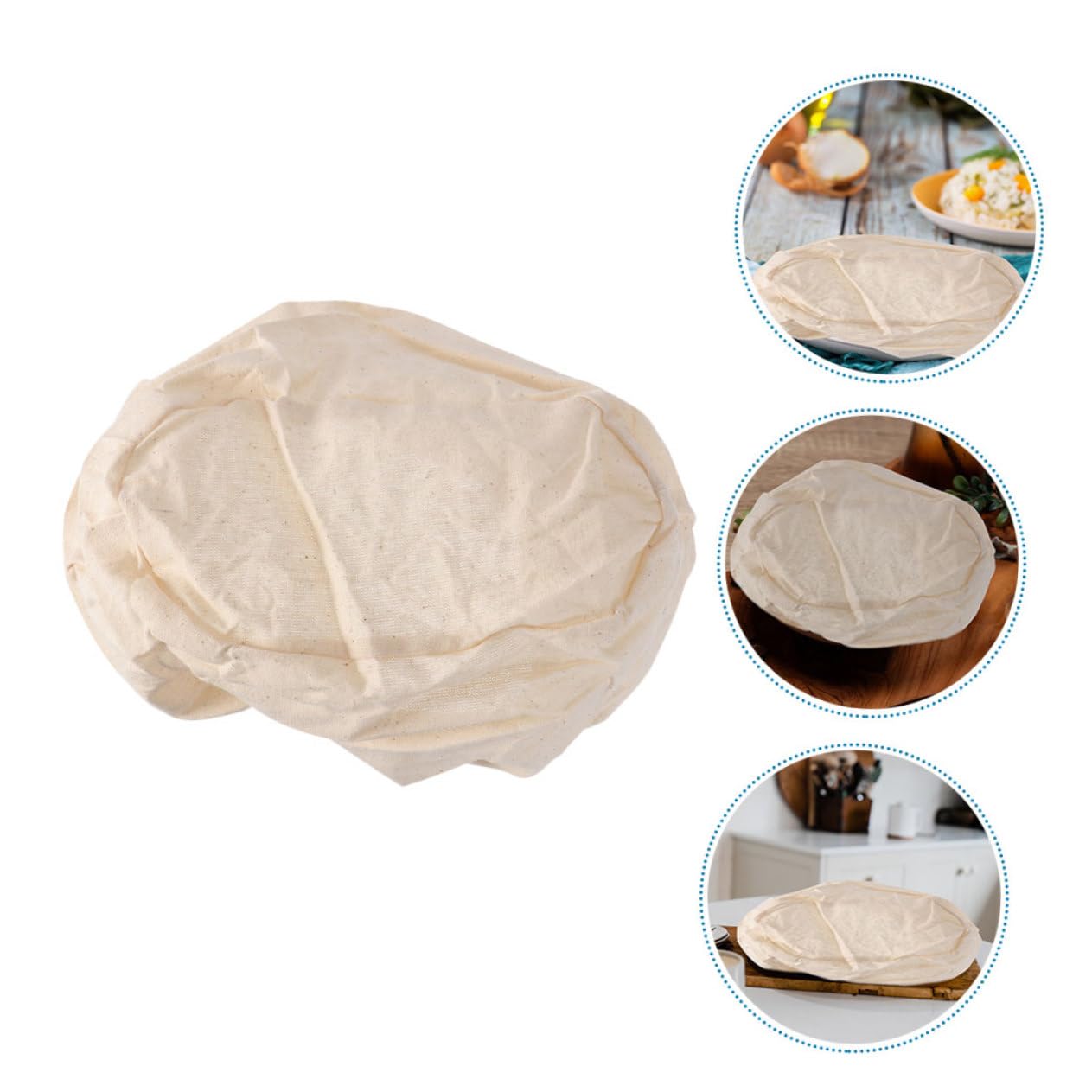 Cabilock 20stücke Brot Gärkörbe Mit Leinenbezug Hochwertige Stoffüberzüge Für Teigführung Und Optimale Fermentation Für Hausgebrauch Und Bäckerei