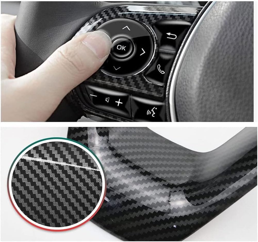 Cubierta Decorativa del Volante para Hyundai Azera Grandeur 2019–2022, Panel de Volante de Coche de Decoración Cubierta Embellecedor For Volante