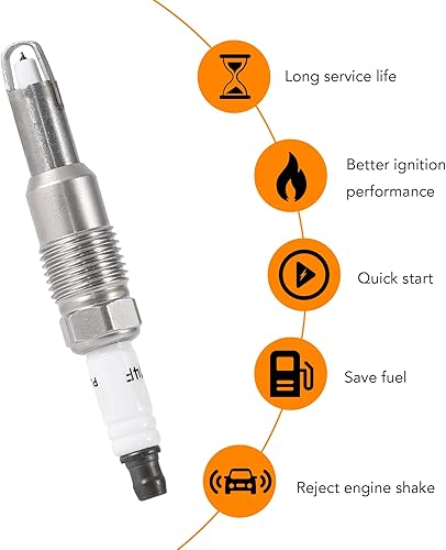 Miniatura 5 de 4 bujías de iridio dobles compatibles con 4Runner Lancer Celica Camry Impreza RAV4 Sienna, piezas de repuesto para generadores