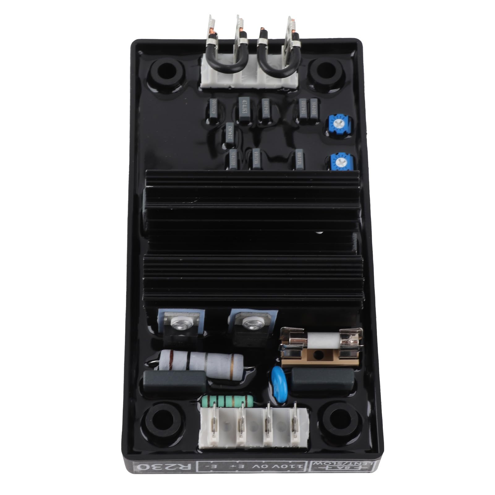 Haofy Regulador de Voltaje Automático R230 AVR de para Generador sin Escobillas - Diseño Simple para Entusiastas del Alternador - 1 Regulador de Voltaje Automático