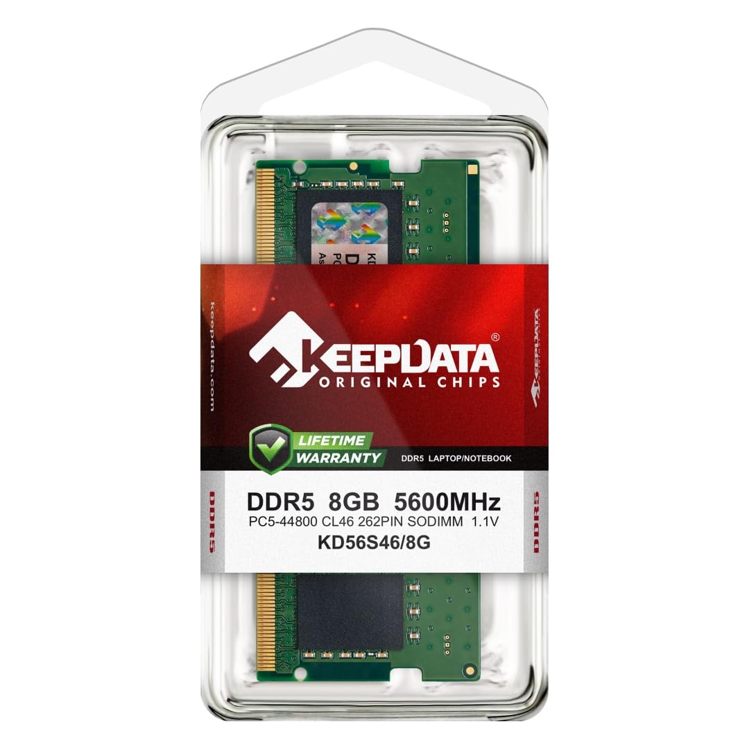Memória Para Notebook DDR5 8GB 5600MHZ KD56S46/8G KEEPDATA
