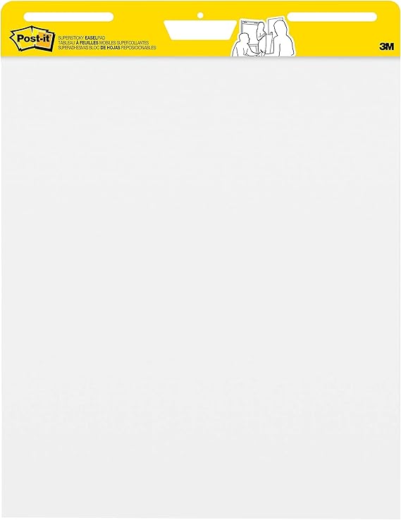 Postit Super Sticky Easel Pad, 25 x 30 Inches, 30 Sheets/Pad, 1 Pad