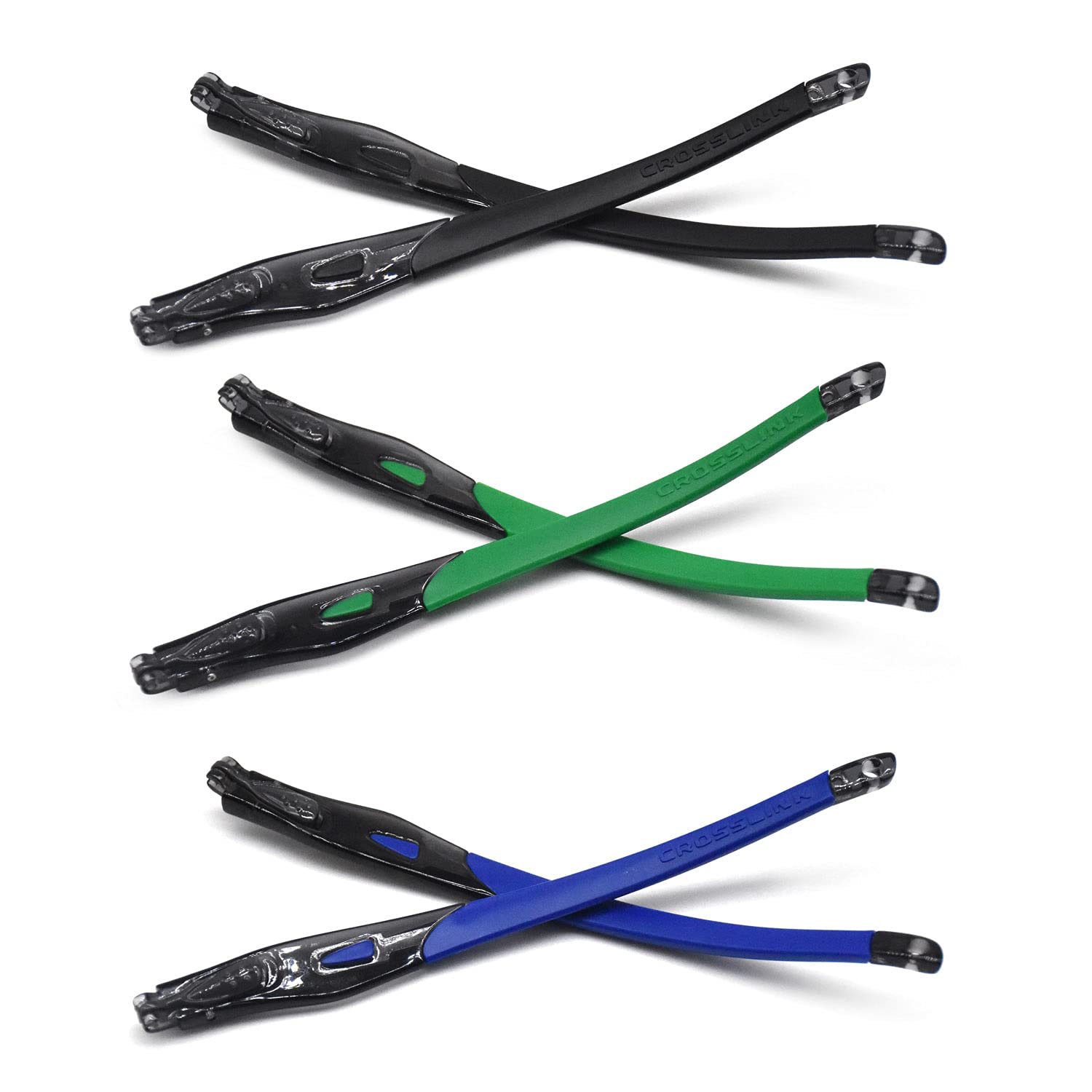 Patas de goma Oakley Crosslink Switch almohadillas premium marco negro 6