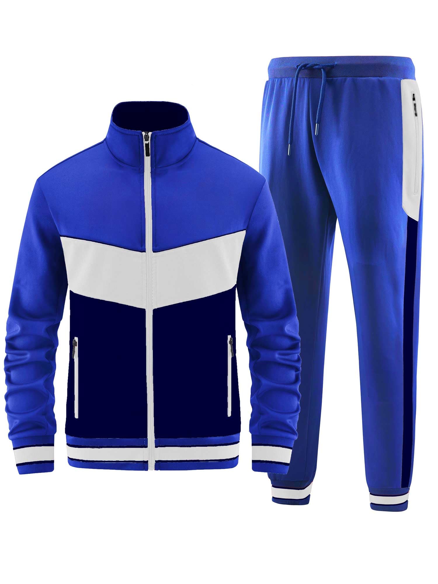Men's Tracksuit Set 2 Piece Jogger Sweat Suit Lounge Set