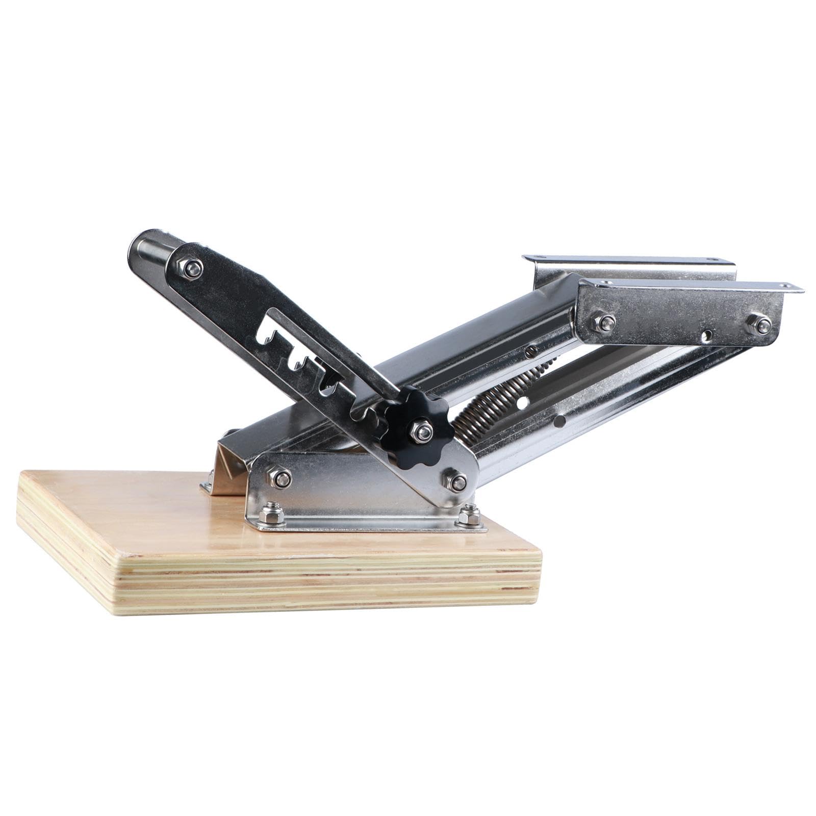 Vaveren Outboard Engine Bracket Wooden Base Stainless Steel Bracket Accessory for Sailboats 20HP Professional Spring Assisted Action
