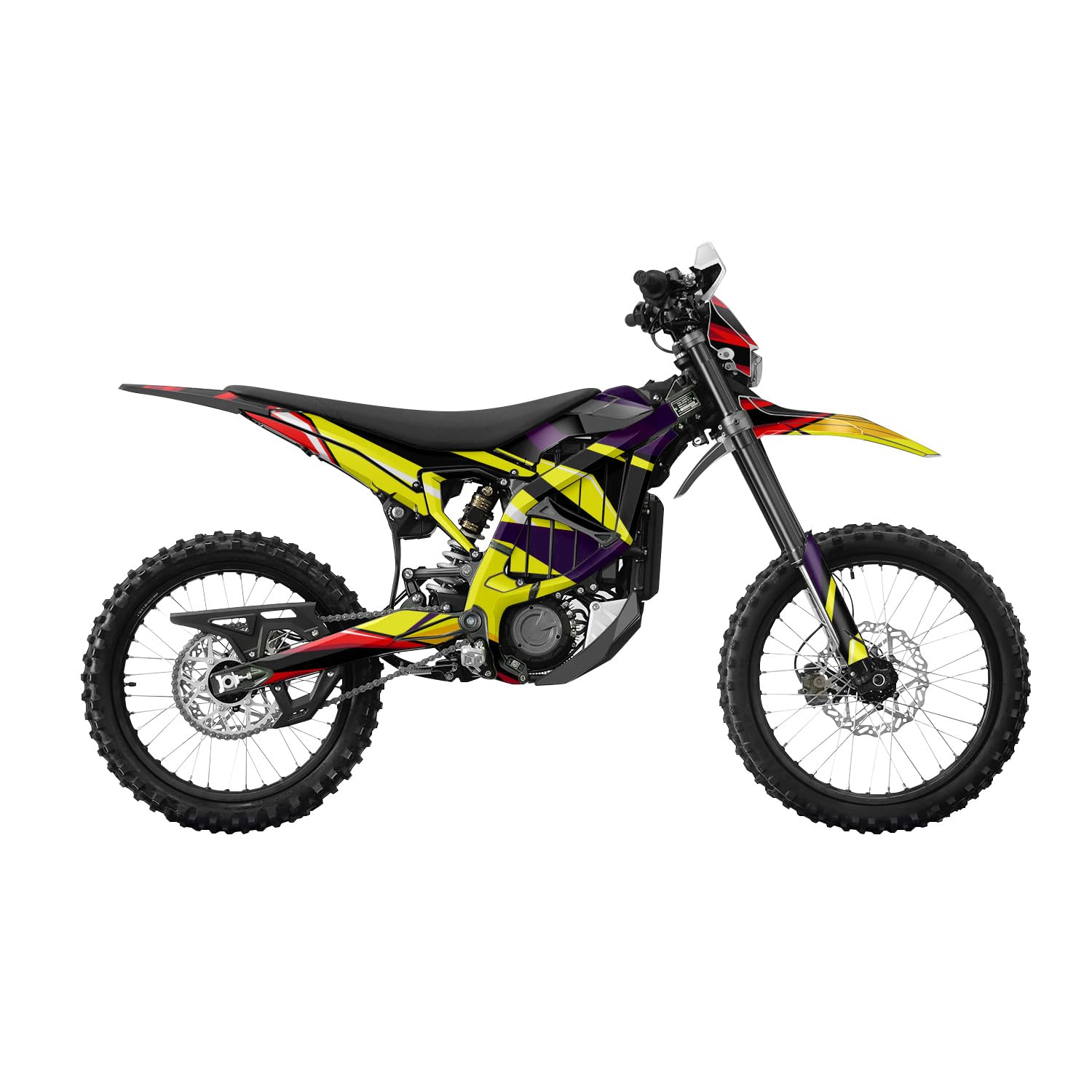 Surron Ultra Bee Graphics Kit Wrap - Feather Shards - Sur-Ron Skin - Premium 3M Vinyl Protective Wrap Decal Cover - Easy to Apply | Crafted in The USA by MightySkins