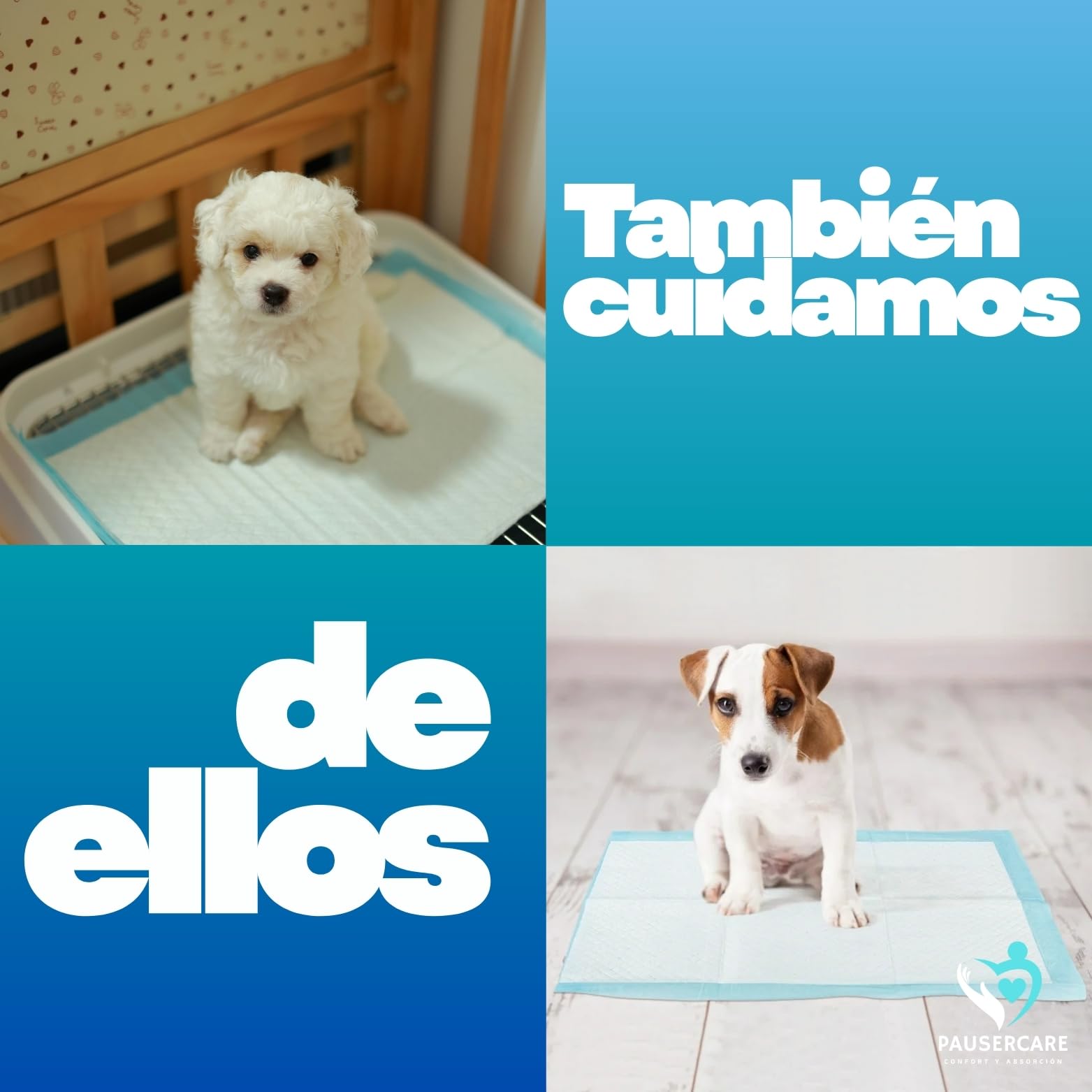 Empapadores PAUSERCARE Incontinencia - Desechables 60x90 CM- 20Ud - Protectores Cama Absorbentes para Adultos, Bebes Perro Gato. Higene, Hospital, Protección Sanitaria Y Doméstica - Salvacamas