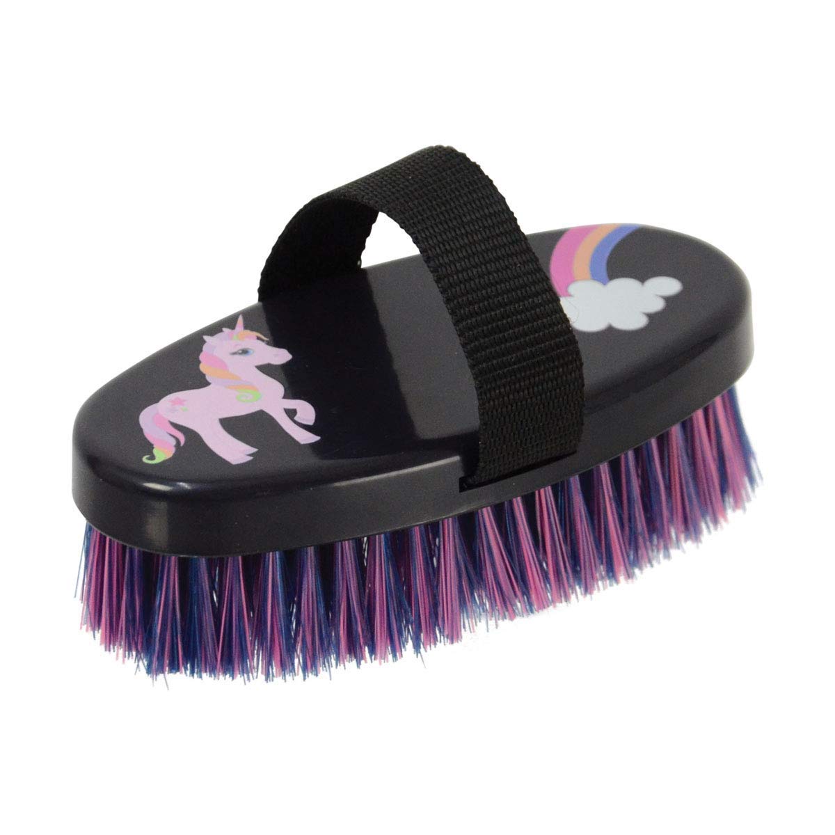 Little Rider Childrens/Kids Little Unicorn Body Brush (One Size) (Navy/Pink)