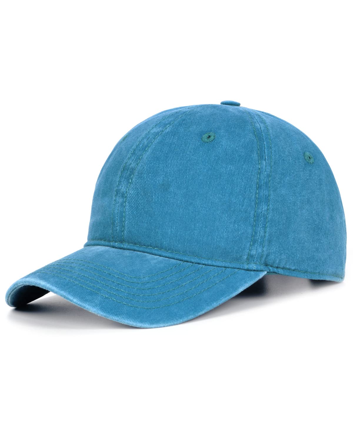 ZyliooXL/XXL Washed Cotton Baseball Cap,Large Pigment Dyed Running Caps,Big Vintage Sports Cap for Outdoor Golf Tennis