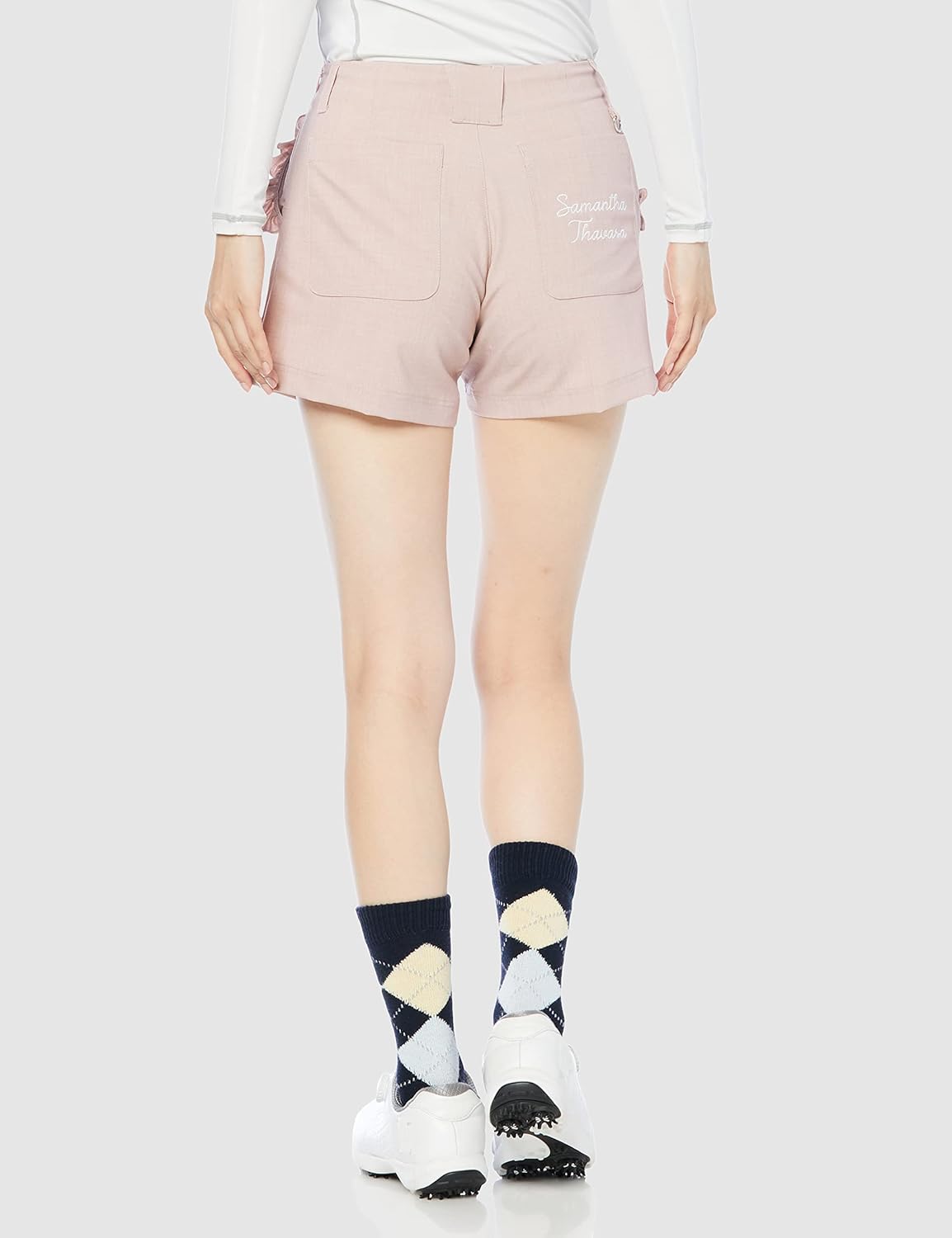 サマンサタバサ アンダー25 ＆ ナンバー7] ゴルフハーフパンツ