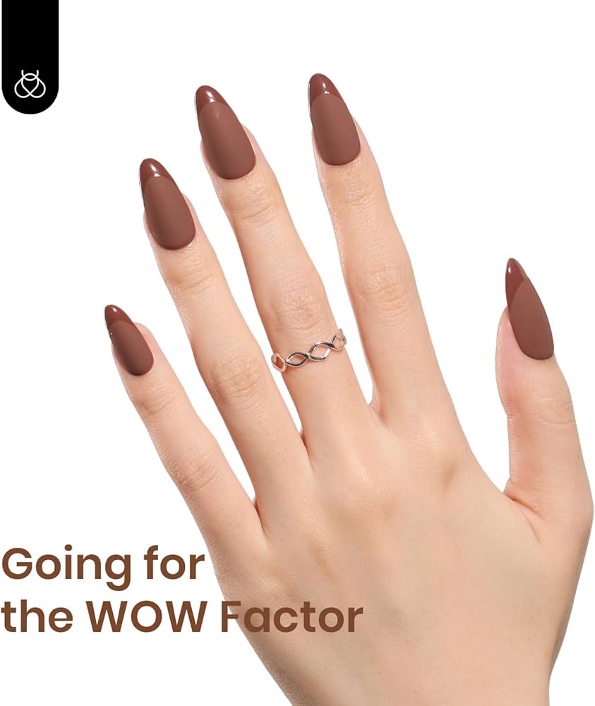 Amazon.com: Beetles Brown Gel Nail Polish 15ml 0.51oz Chocolate