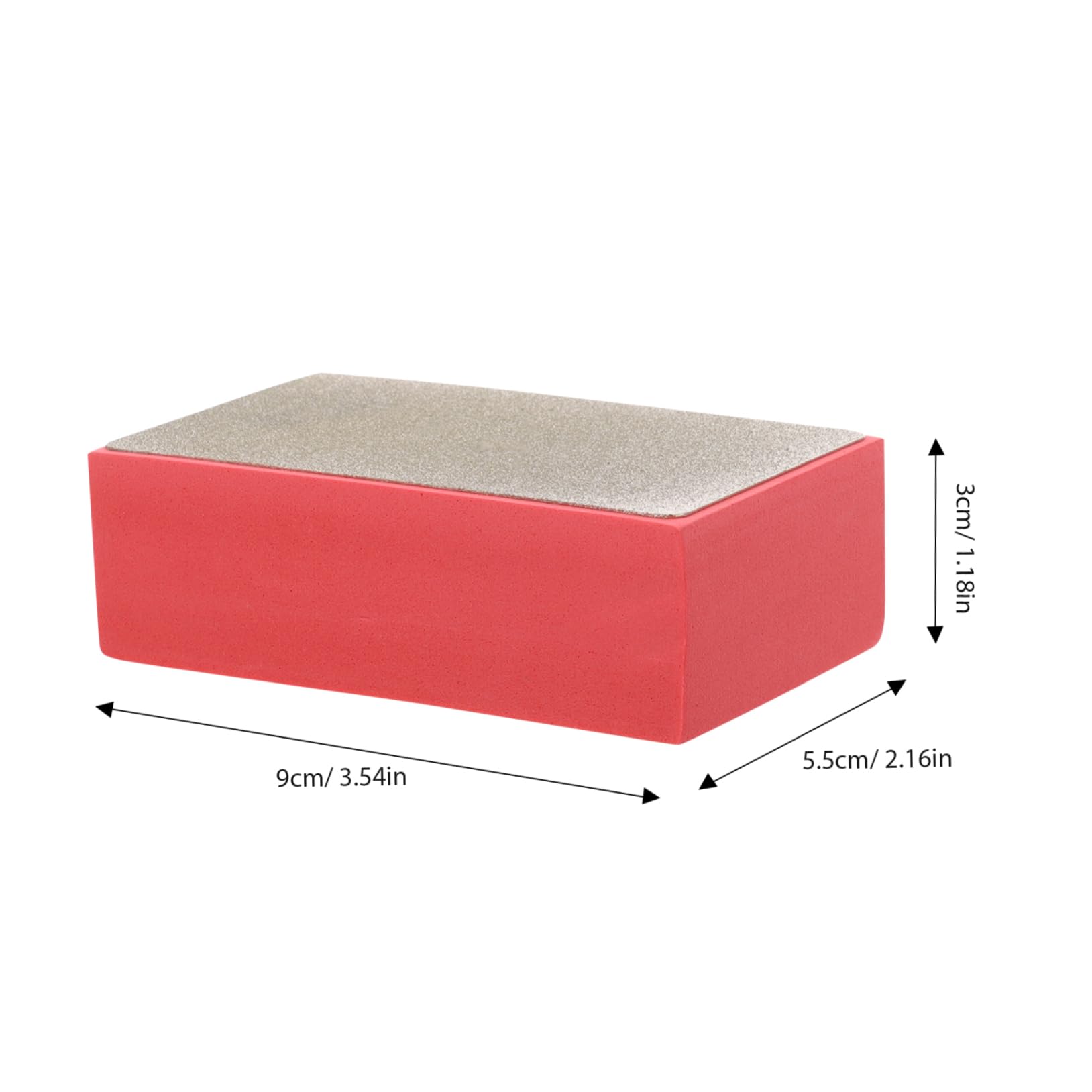VILLCASE 5 Pièces Coupe-bordure De Carrelage Béton Affûtage Forme Grincer Sable Tuile Ponçage Patins Pour Poncer Les Carreaux Pierre à Poncer Bloc De Meulage De Papier De Verre Diamant