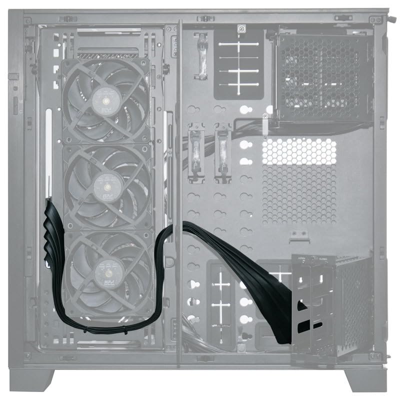 Miniatura 4 de Lian Li Premium PCI-E 16X 4.0 Negro Extensor Cable Elevador 35.433 in - Color Blanco - PW-PCIV-4-90W