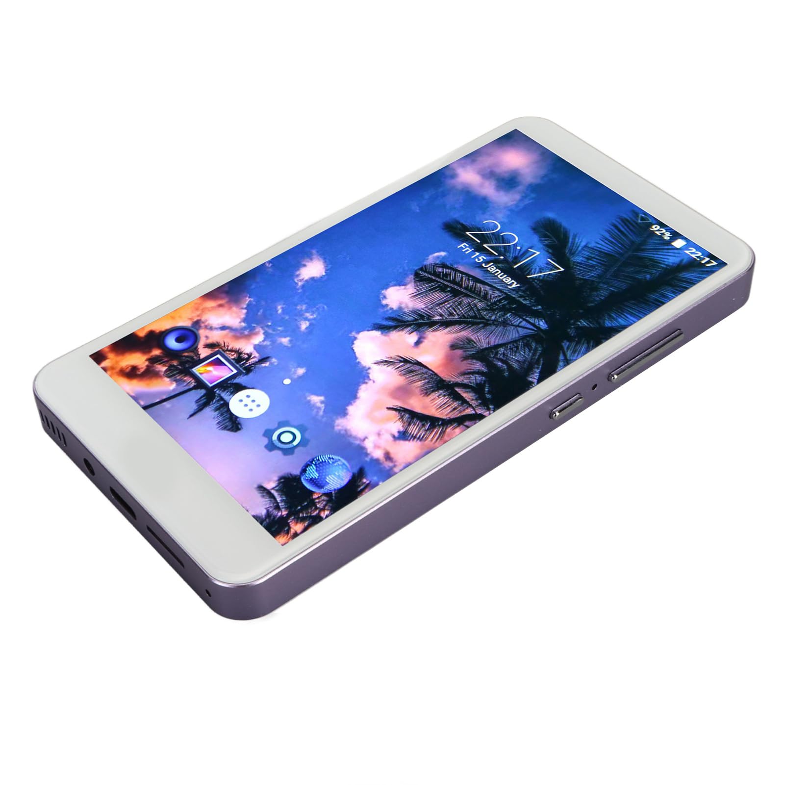 Alomejor Wysokowydajny Odtwarzacz MP4 z Androidem 5,0-calowy Odtwarzacz Muzyczny z Bluetooth i Wi-Fi do Słuchania Muzyki i Filmów (PURPLE)