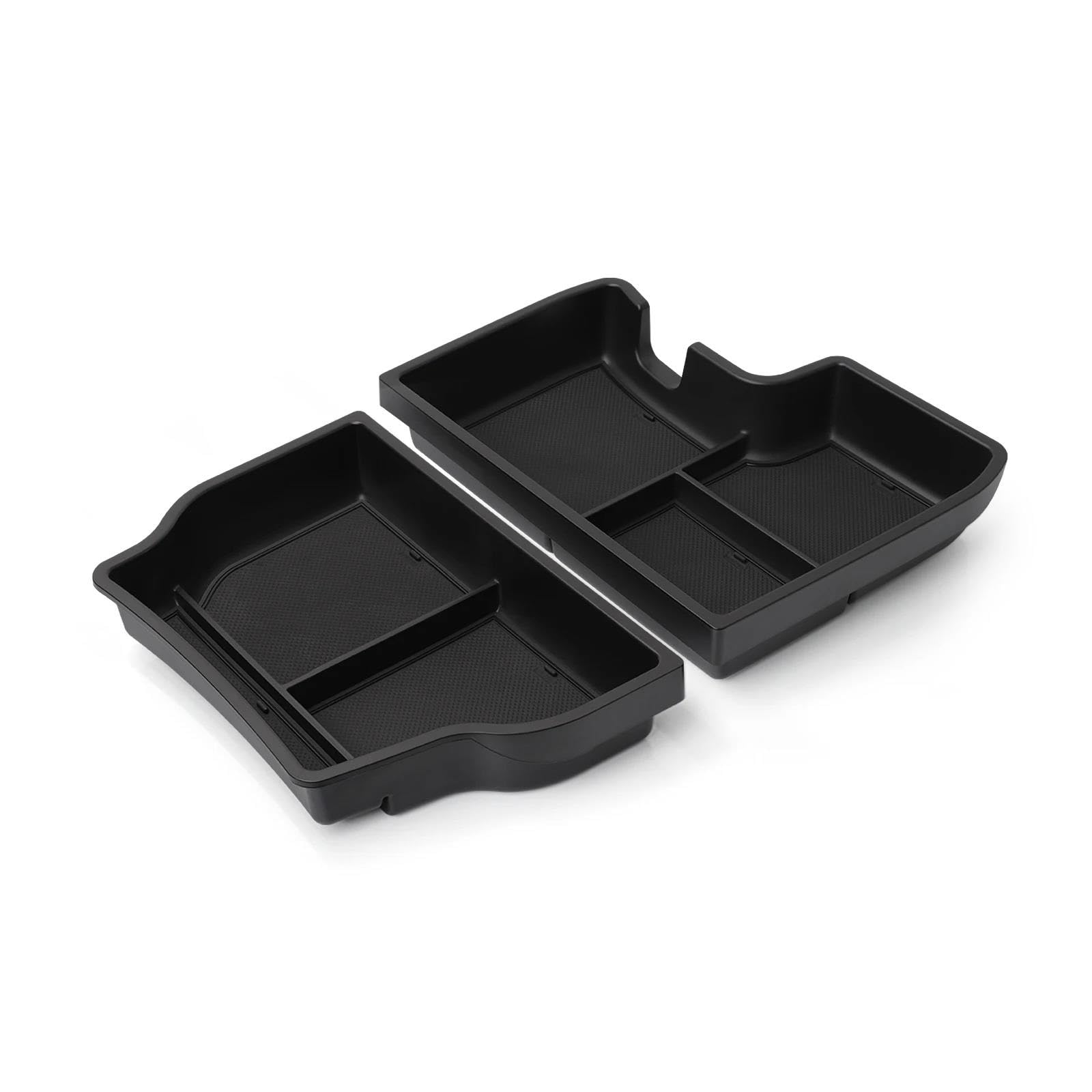 Fcaopcwama One Color For Sienna 2021-2025 Center Console Lower Storage Box Car Tray Tpe Organizers Accessories Tidying Black Car Armrest Storage Box