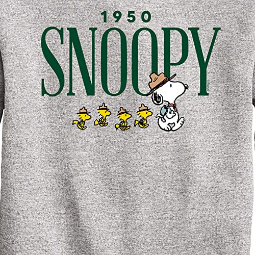 HYBRID APPAREL - Peanuts - Snoopy 1950 Camping - Toddler & Youth Crewneck Fleece Sweatshirt3