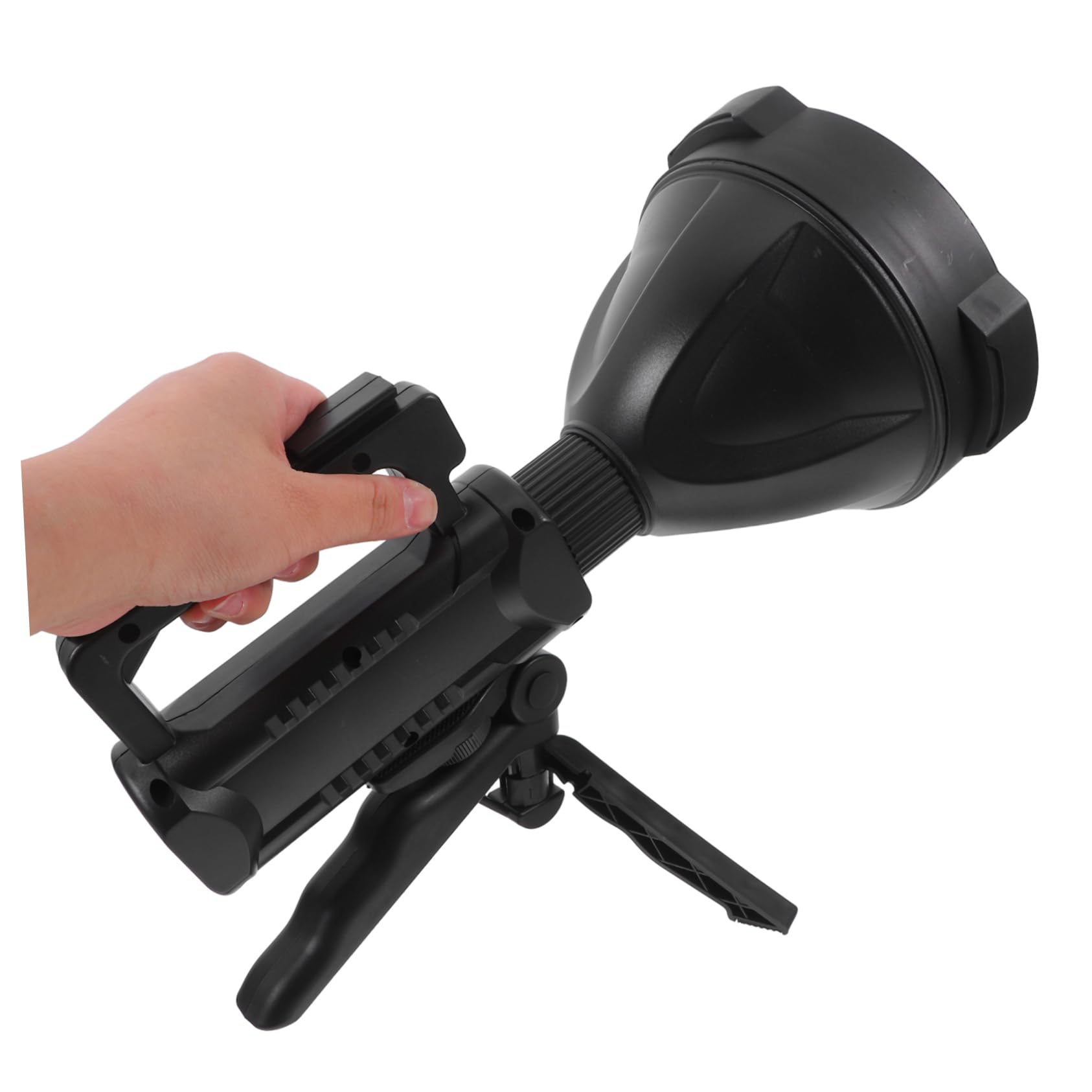 jojofuny LED Wiederaufladbare Taschenlampe Handlich Starkes Licht Lange Tragbar Camping Outdoor Notfall Multifunktionale Beleuchtung für Wanderungen und Nächtliche Erkundungen