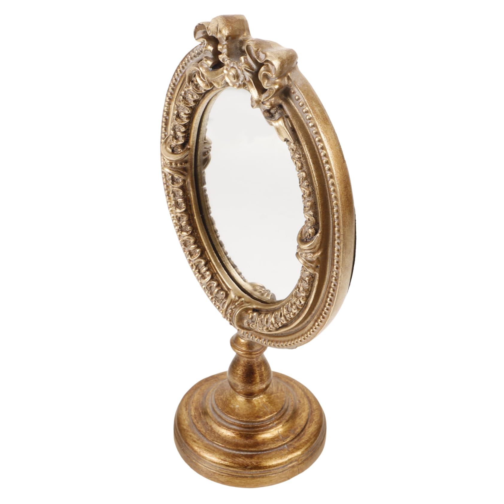 Healeved 3stücke Vintage Makeup Spiegel Mit Stabilem Standfuß Kompakter Tischspiegel Für Schlafzimmer Für Teenager Und Professionelle Makeup-künstler Langlebig Und Ästhetisch
