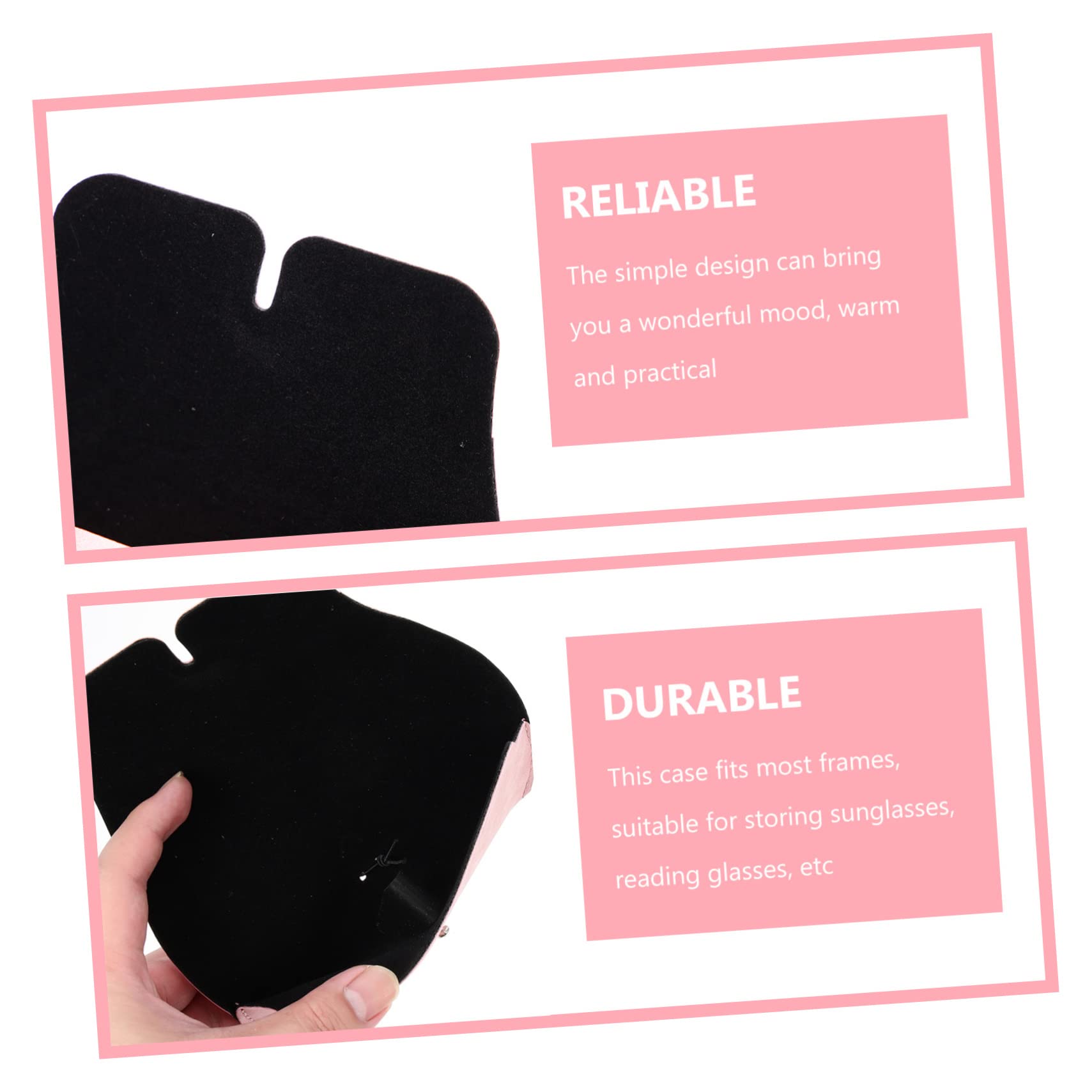 Brillenetui Männer Brillen-organizer Trendige Sonnenbrillen Für Damen Schlank Schutz Brillenhalter Wasserdichte Sonnenbrillentasche Visier Fall Zubehör Auto Pu