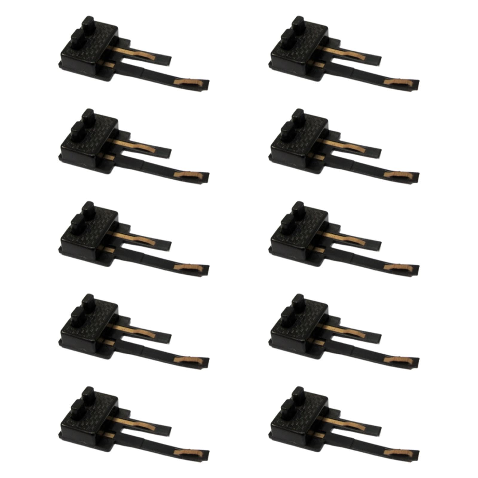 Perfeclan Clips de Connexion d'alimentation numérique à l'échelle Ho, boîte d'alimentation, 1:87, légers, pièces de Rechange, pour Trains modèles Ho, Noir