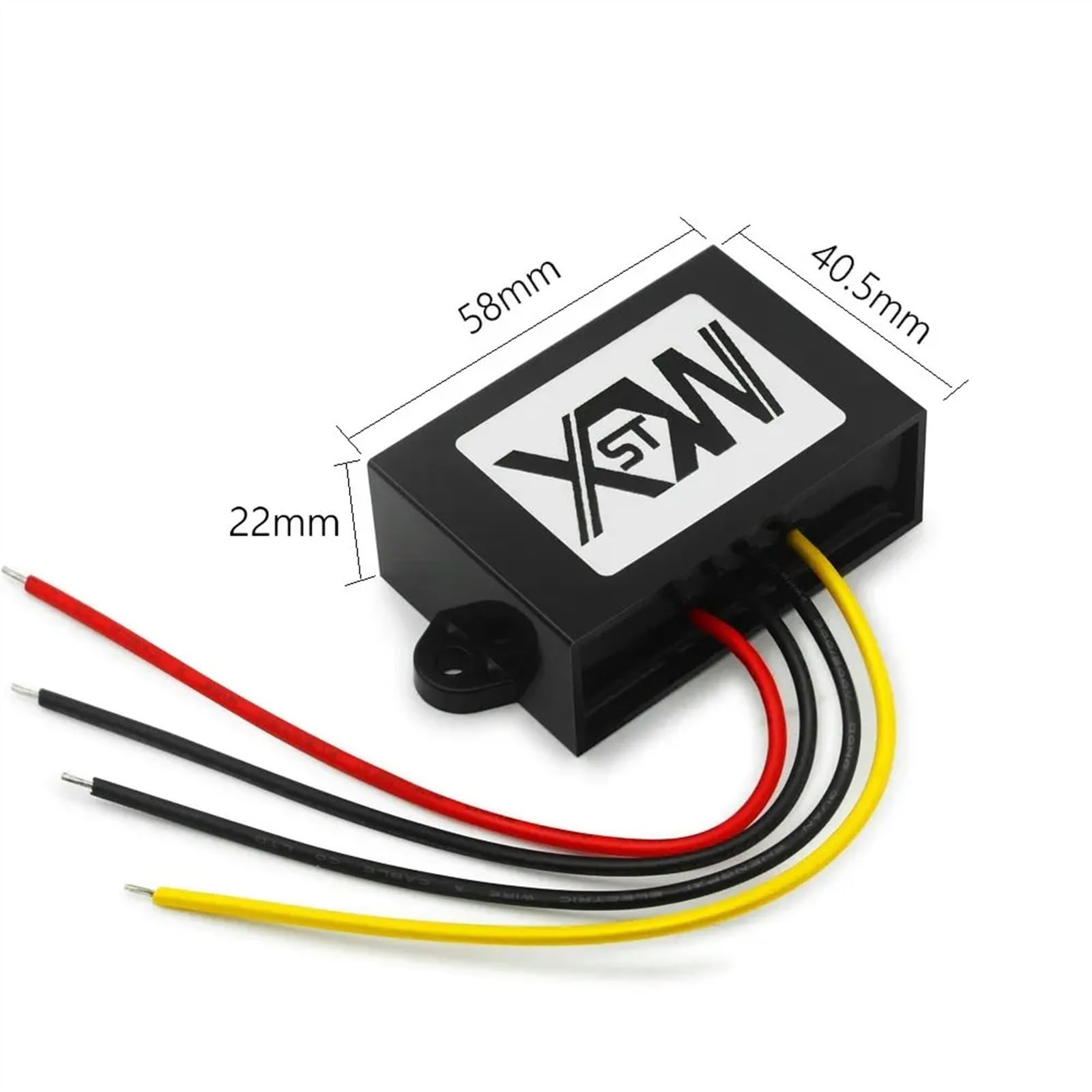 Convertidor Reductor de CC a CC, 36V, 48V, 60V, 72V, 80V, 85V a 24V, Salida 1A, 2A, 3A, 4A, regulador de Potencia de 24 voltios, Resistente al Agua(4A)