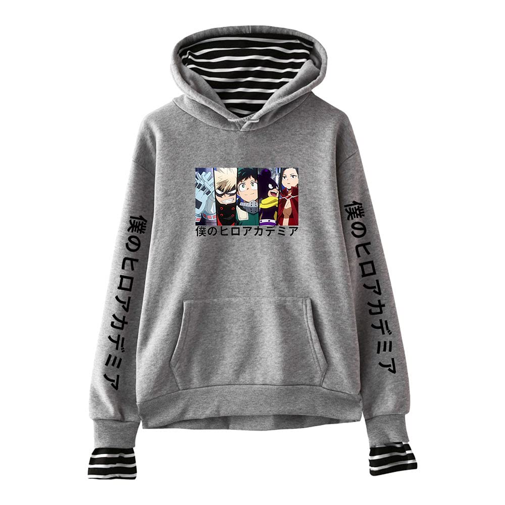 Nbys Unisex My Hero Academia Hoodie Mha Anime Jumper Top