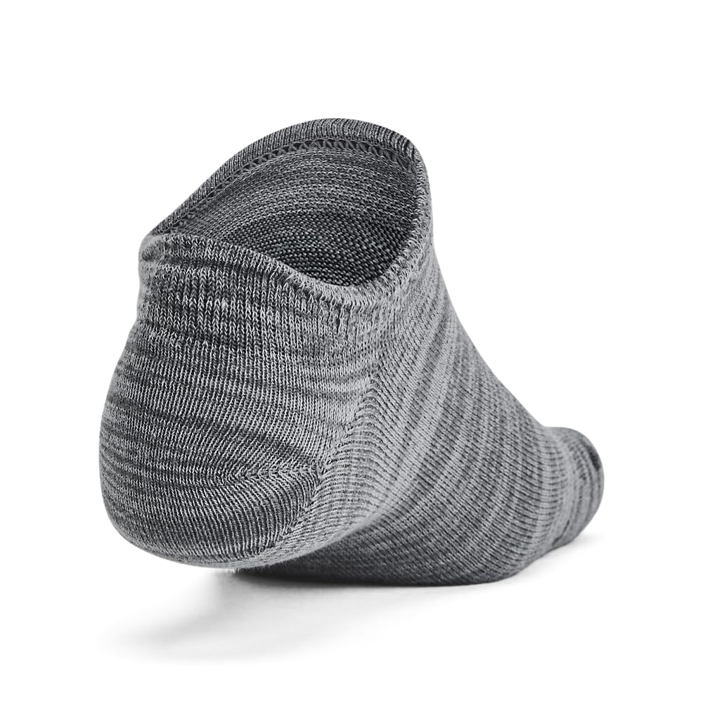 Under Armour Unisex Erwachsene Essential No Show Socken (6 Paar), (025) Castlerock/Castlerock/Anthrazit, Small – Ansicht 3