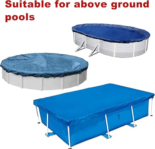 Miniatura 5 de DIRAEEN Cable de cubierta de piscina actualizado 2023, cable de 131CW de 131 pies y cabrestante resistente para seguridad en invierno, sobre el