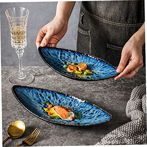 Plato cerámico japonés para sushi multiuso miniatura 3