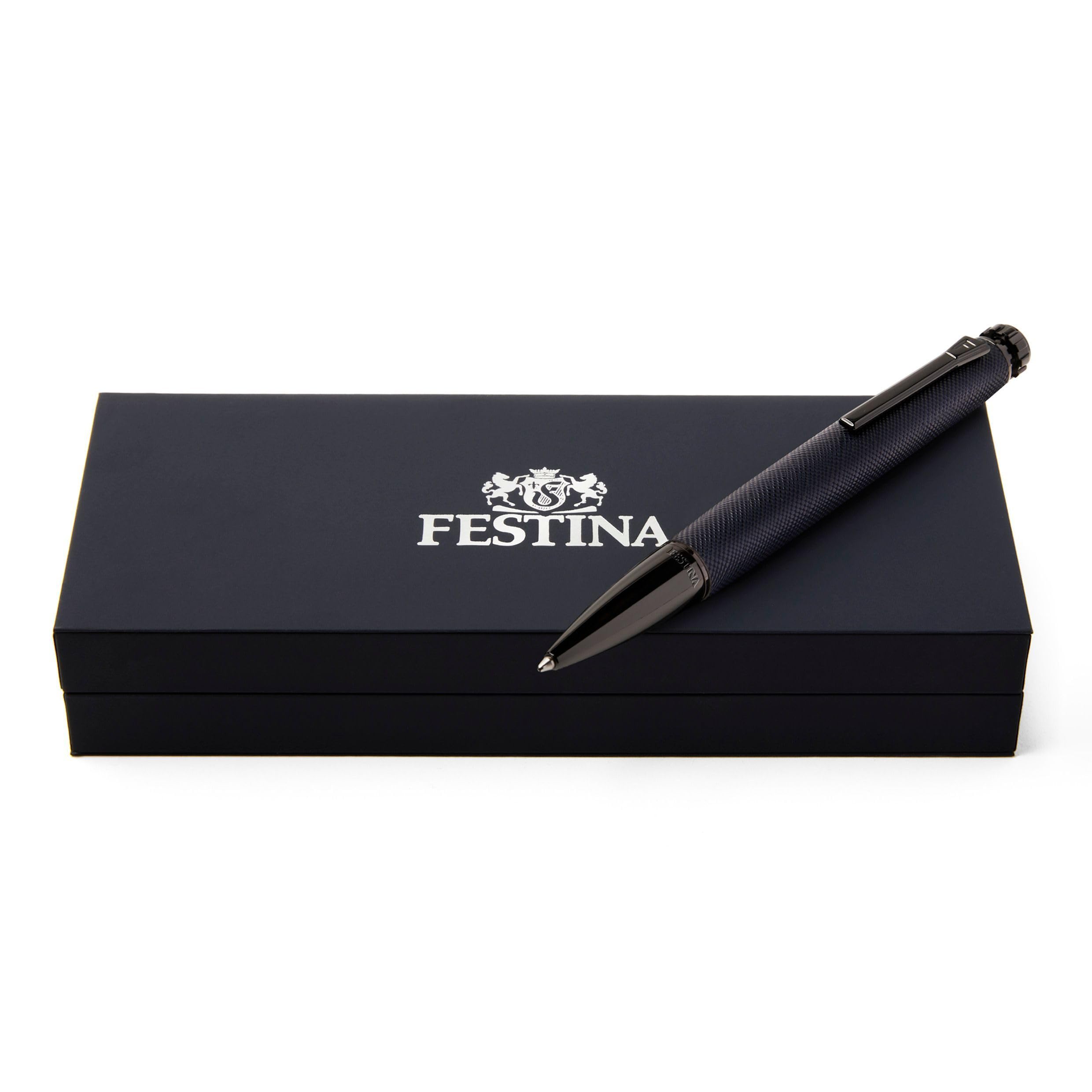 Festina Bolígrafo Hombre Latón Azul Marino Colección Chrono Bike | Estilo Deportivo, Ideal para Regalo de Cumpleaños y Ocasiones Especiales, FSU3234/N